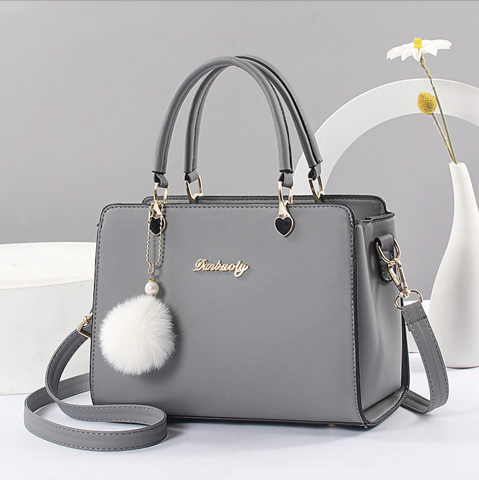 Petit sac à main de couleur unie